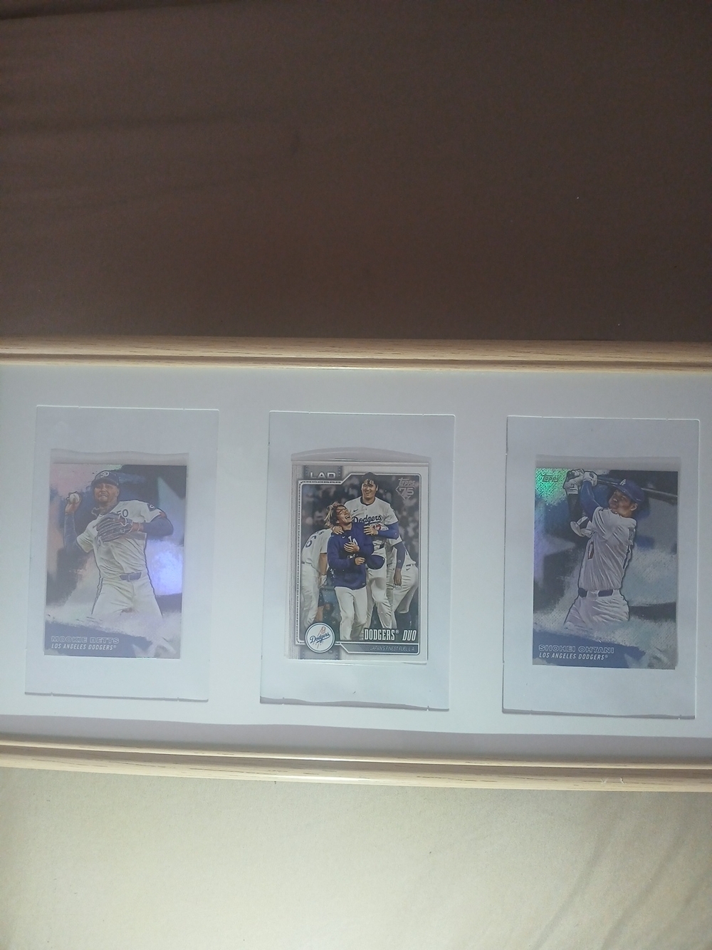 Topps LA Dodgers Custom 2026 SERIES 1 Framed Card Set:Shohei Ohtani,Mookie Betts